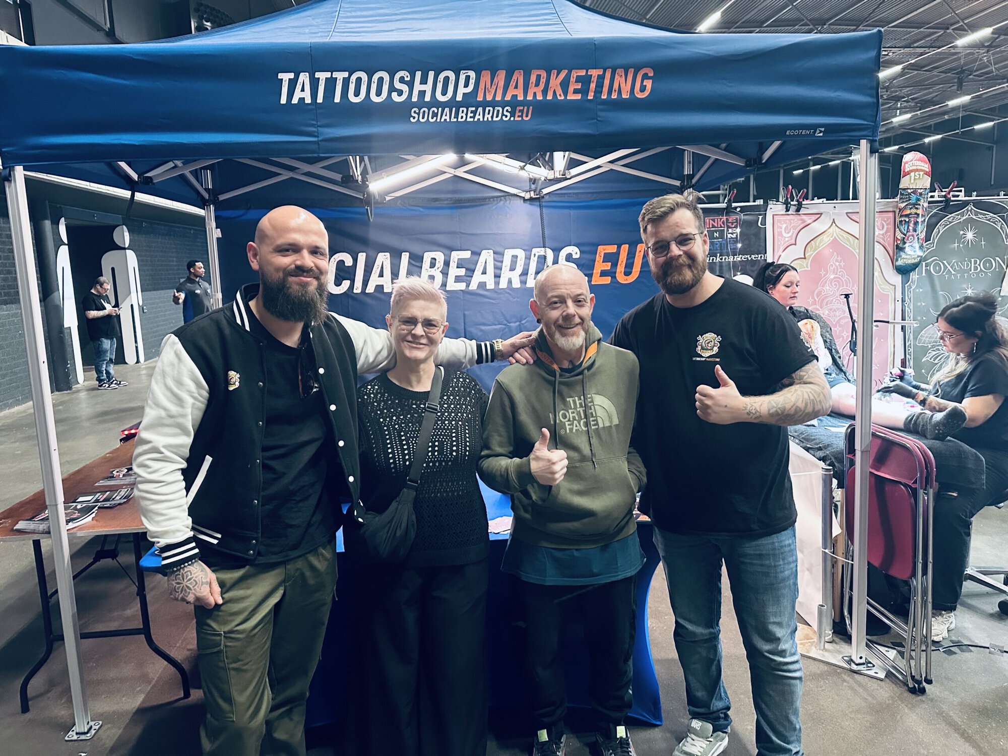 tattoo advertising client