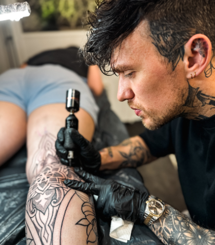 mick tattoos marketing klant bij socialbeards